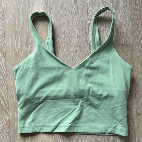 lululemon athletica Tops - Lululemon Align Creamy Mint Built-in Bra Tank Top Sz 6